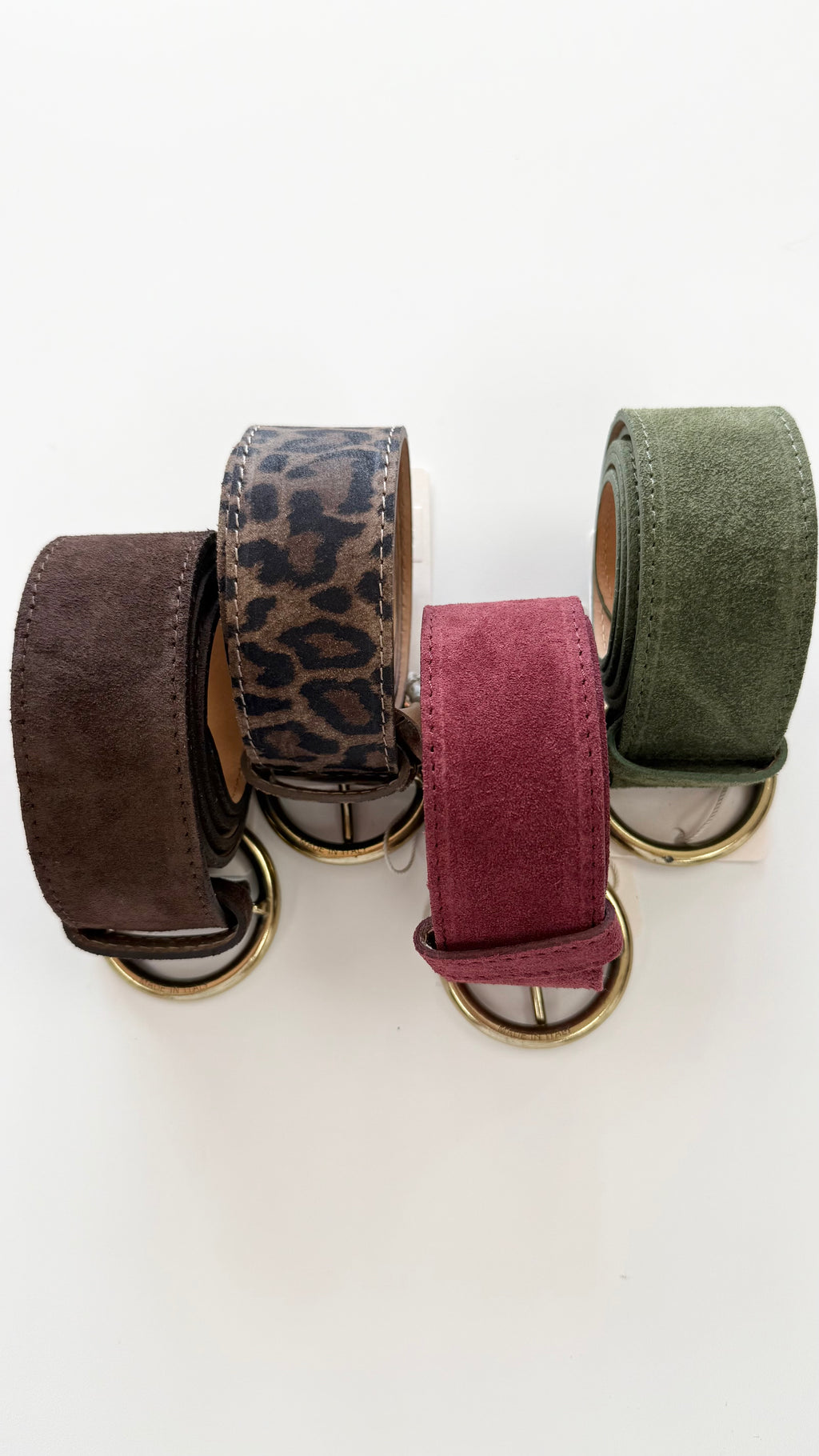 FRNCH Suede Belts in 4 Colors