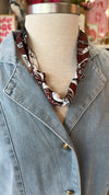 Customizable Black and Brown Neutral Scarves