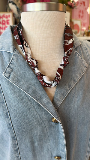 Customizable Black and Brown Neutral Scarves