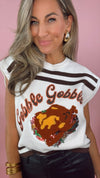 Queen of Sparkles Stripe GOBBLE Short Sleeve