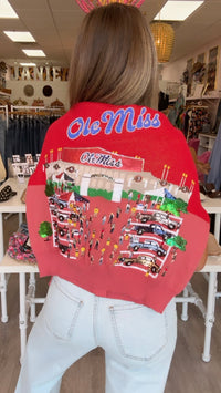 Queen of Sparkles | Ole Miss Tailgate+Stadium Party Cardigan