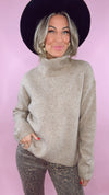 Karlie Camel SolidTurtleneck Sweater (1 MEDIUM)