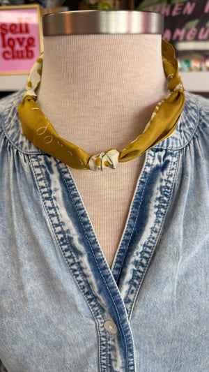 Customizable Gold and Yellow Tone Scarves
