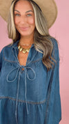 FRNCH Blue Jean Cixous Peplum Top (1 XS)