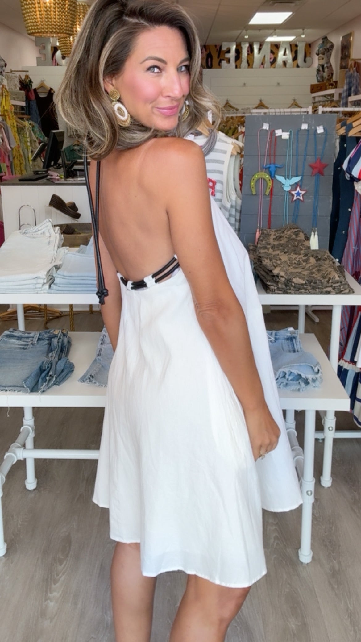 Off White Phoenix Mini Dress