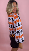 Queen of Sparkles Lavender Checkered Icon Sweater