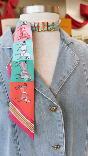 Customizable Pink Tone Scarves