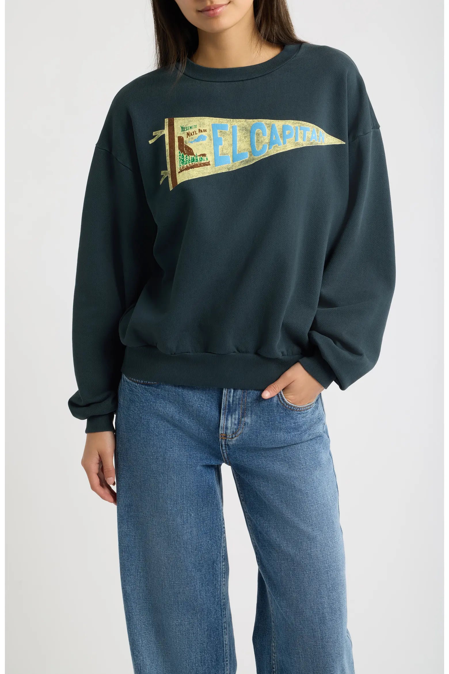 Daydreamer | El Capitan Flag Oversized Sweatshirt
