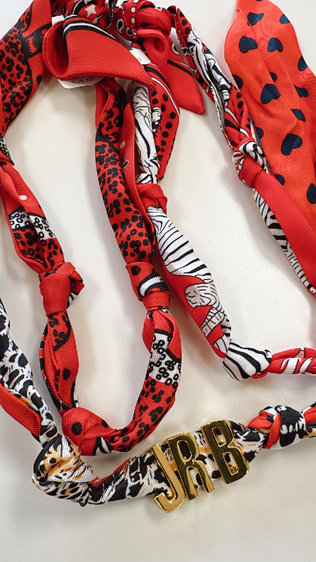 Customizable Red Tone Scarves