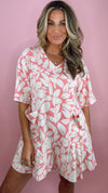 Uncle Frank Pleated Hem Romper