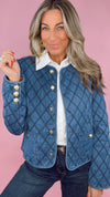 Karlie Blue Denim Stitch Novelty Jacket