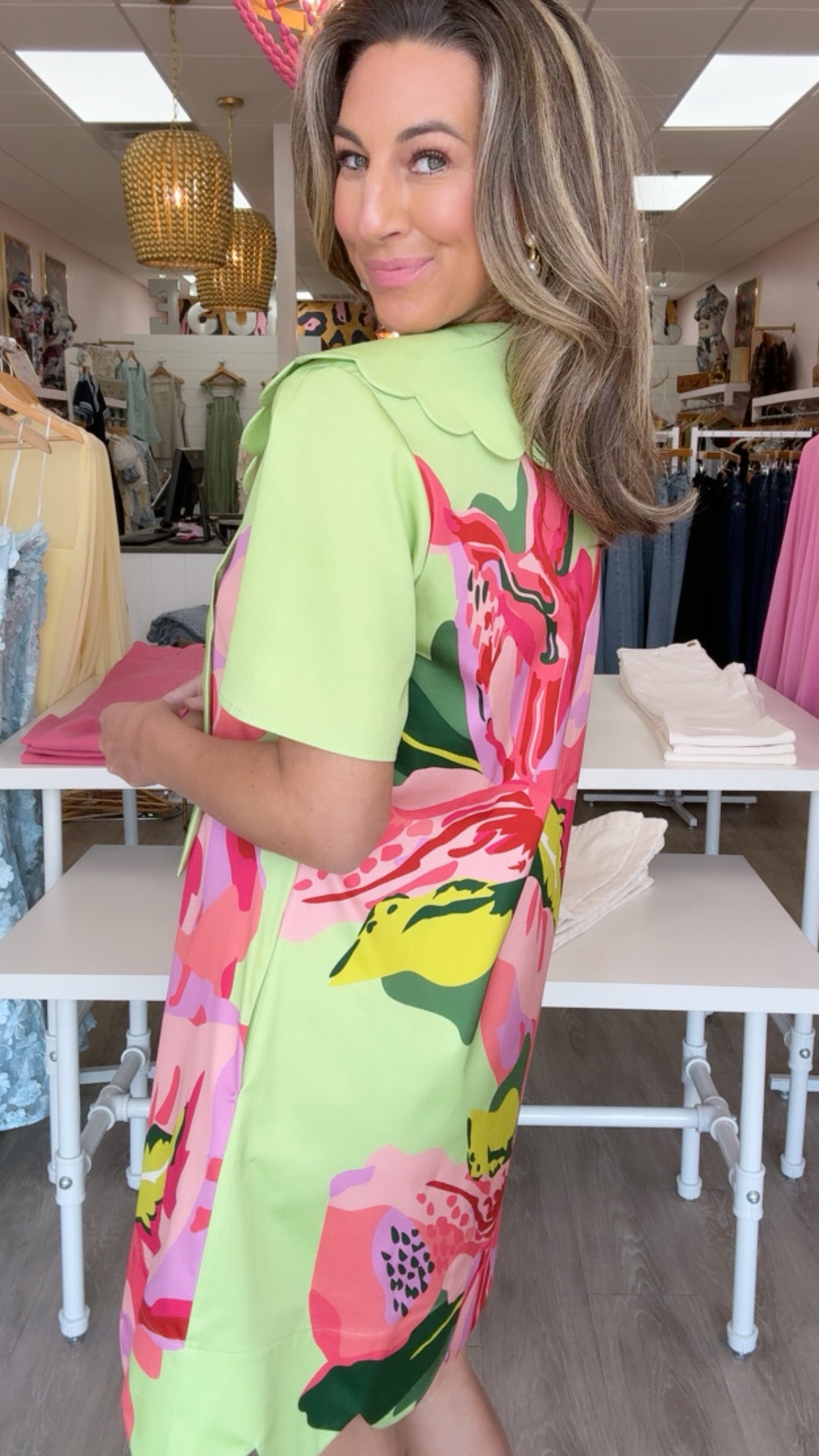 Crosby Florabee Dress in Orchid