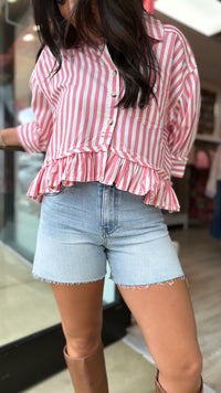 Kut Jane High Rise Long Short in Deep Vintage