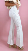 Liverpool Black and White Stripe Hannah Flare