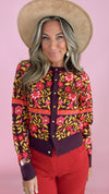 Alden Adair Meredith Printed Cardigan