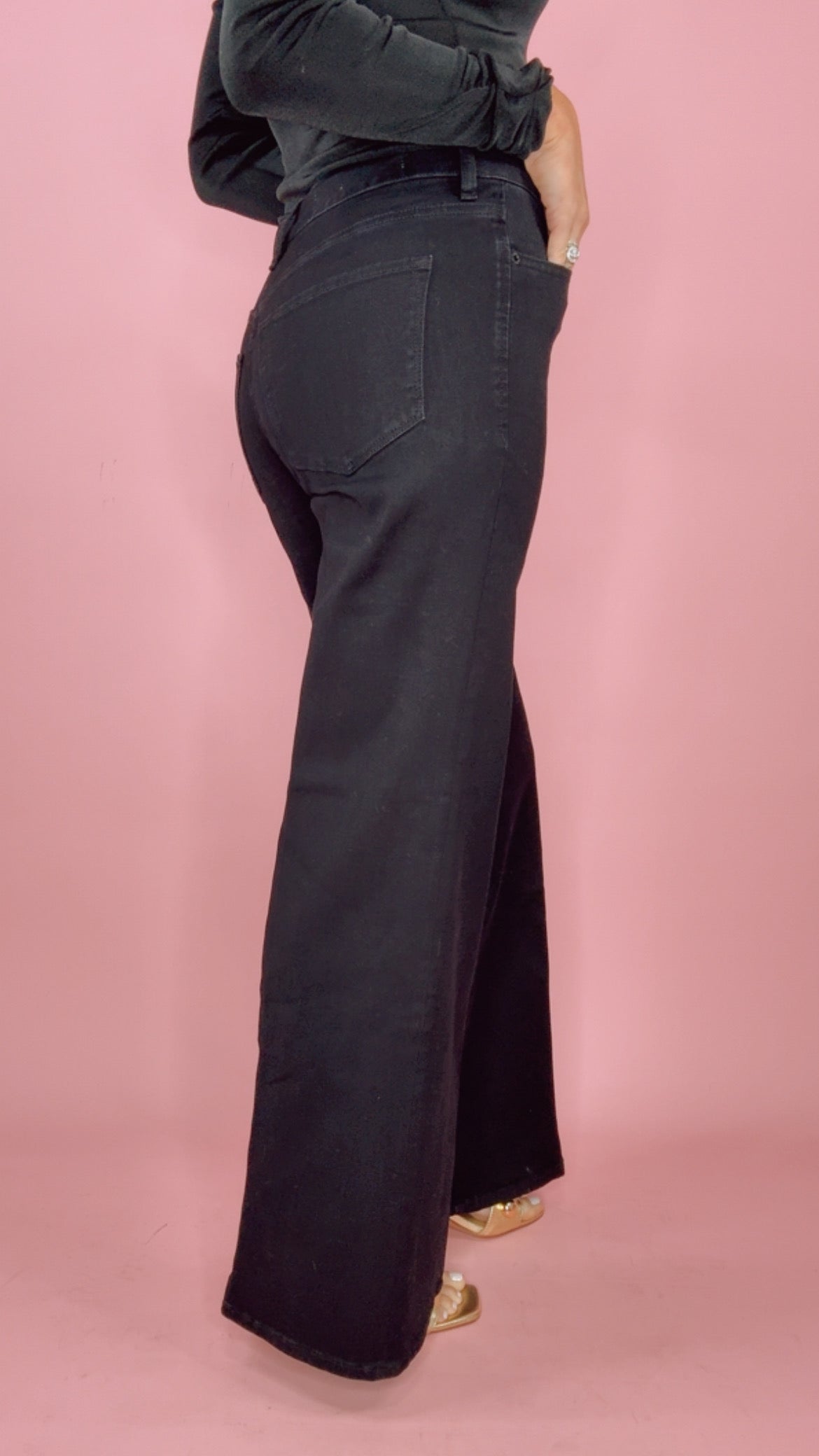 Dear John Mid Rise Micah Wide Leg Flare in Grenada (1 SIZE 31)