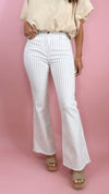 Liverpool Black and White Stripe Hannah Flare