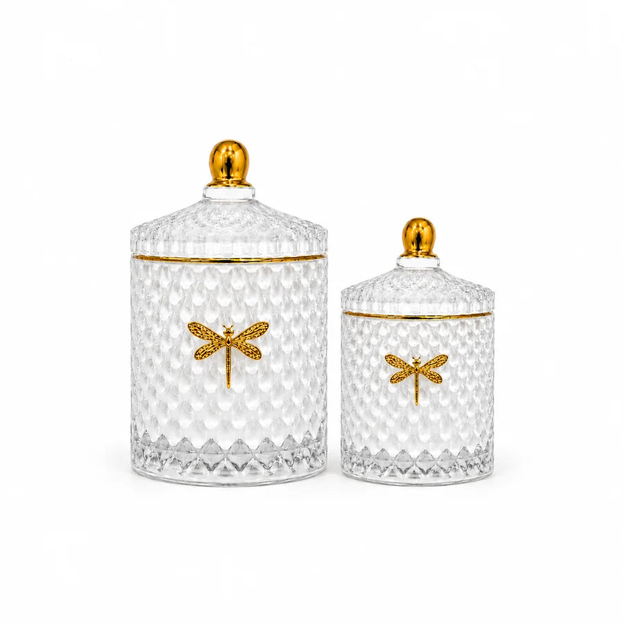 Dragonfly | Bella White + Gold Candle