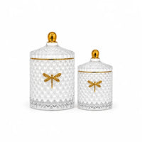 Dragonfly | Bella White + Gold Candle