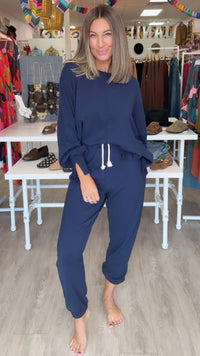 Dear John | Black Iris Preston Jogger