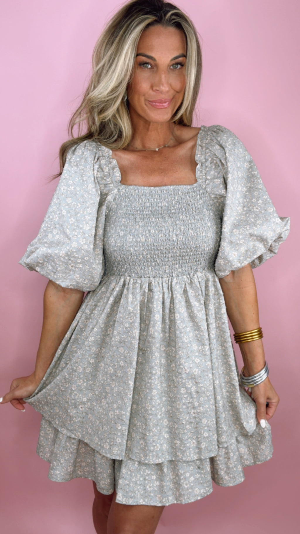 Nora Lee Annette Dress in Wildflower