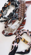 Customizable Black and Brown Neutral Scarves