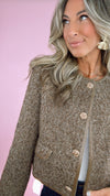 ASTR Chiara Faux Leather Trim Jacket