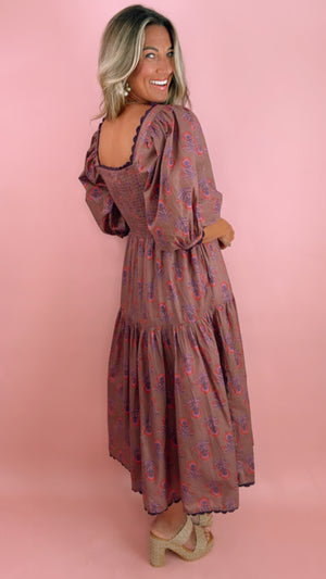 Sister Mary Sierra Midi Dress (1 MEDIUM)
