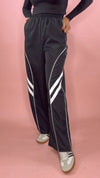 Black Side Piping Track Pants