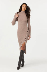 ASTR Taupe Soryn Sweater Dress (1 XS)