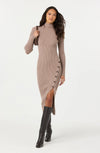 ASTR Taupe Soryn Sweater Dress