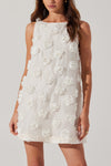 ASTR Off-White Floria Mini Dress