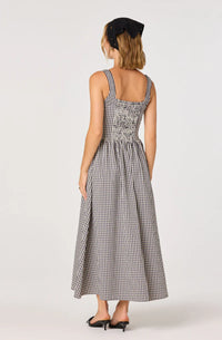 ASTR Black Gingham Temperance Dress