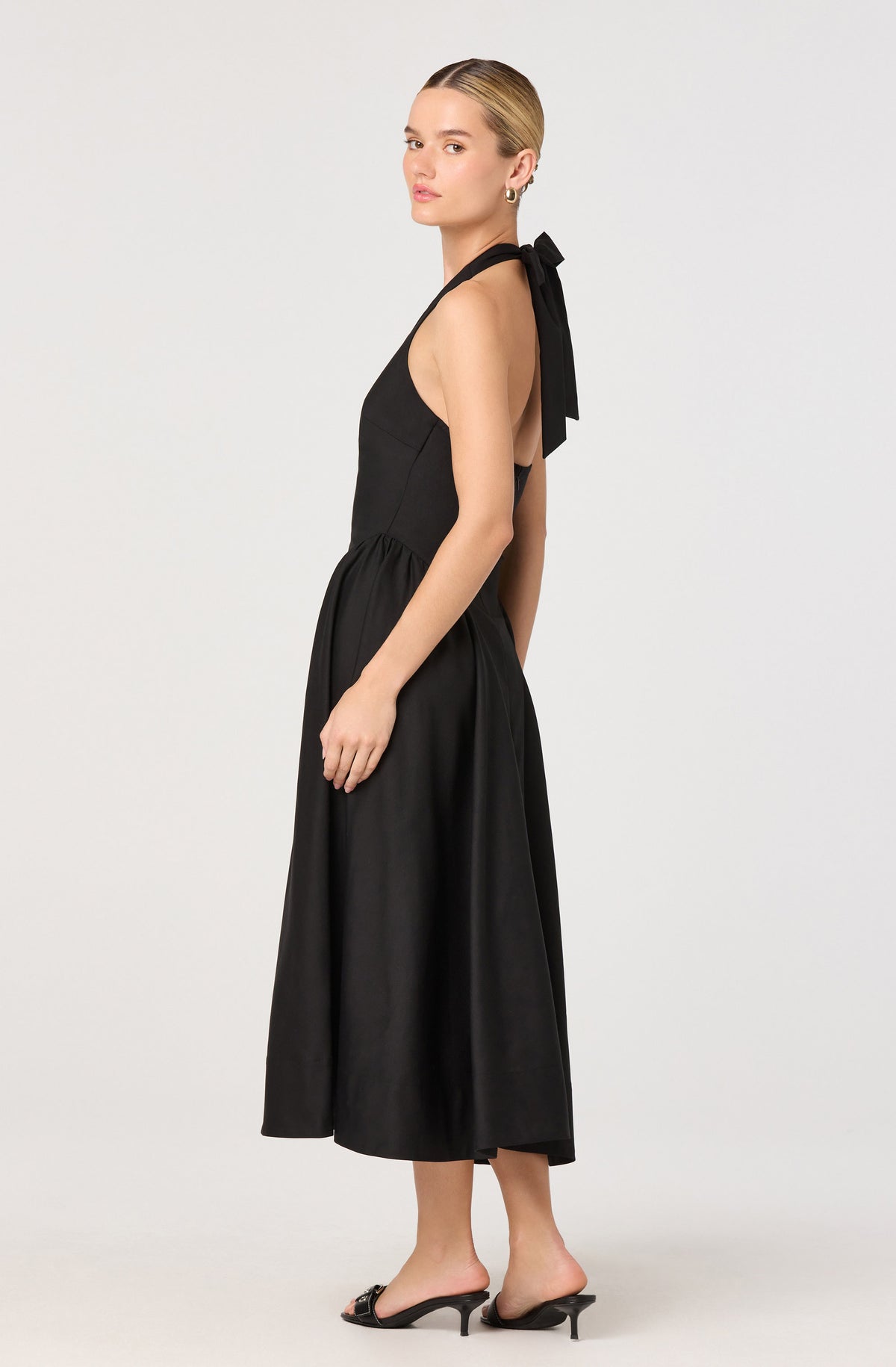 ASTR Black Meana Dress