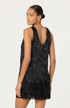 ASTR Black Emani Sequin Mini Dress