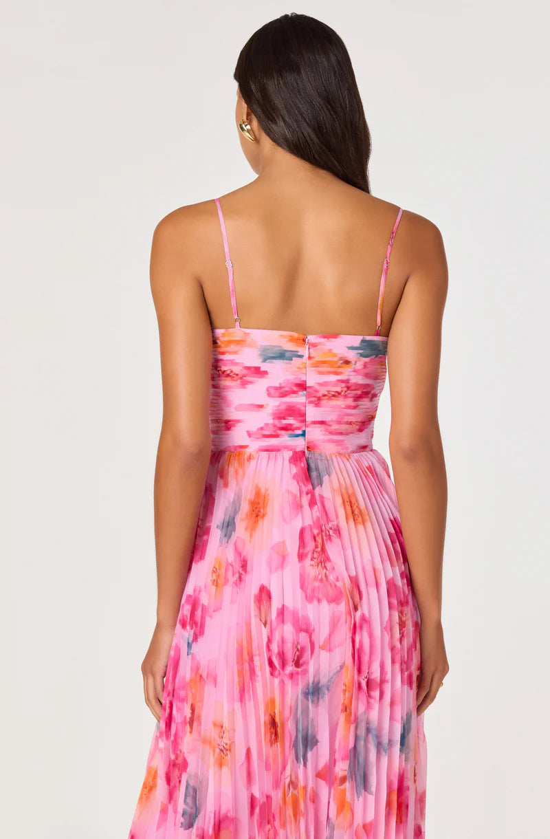 ASTR | Bayley Dress in Pink Multi Floral
