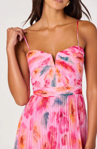 ASTR | Bayley Dress in Pink Multi Floral