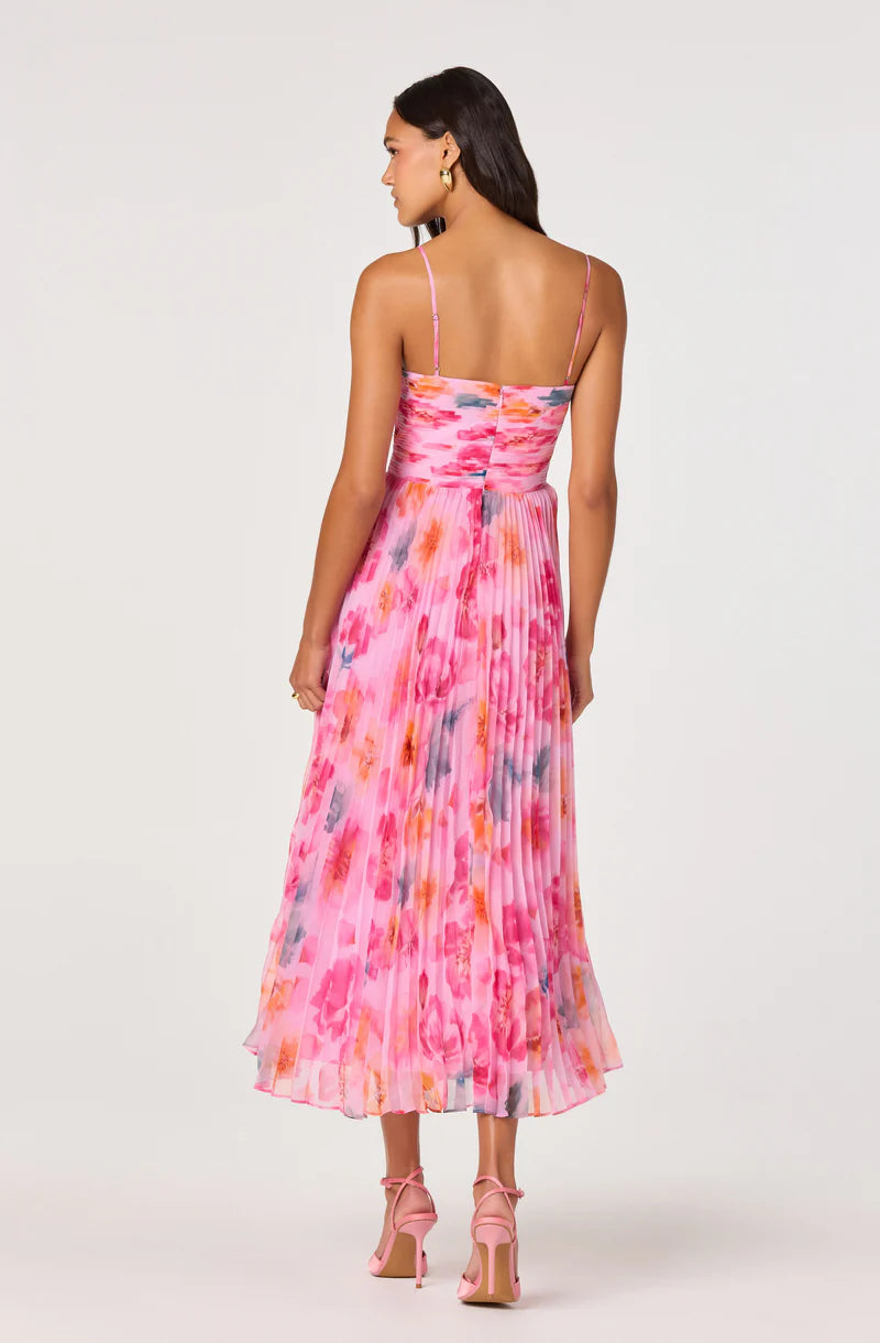 ASTR | Bayley Dress in Pink Multi Floral
