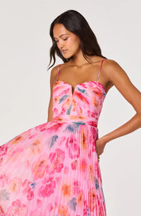 ASTR | Bayley Dress in Pink Multi Floral