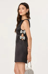 ASTR Black Kinsey Bow Side Dress