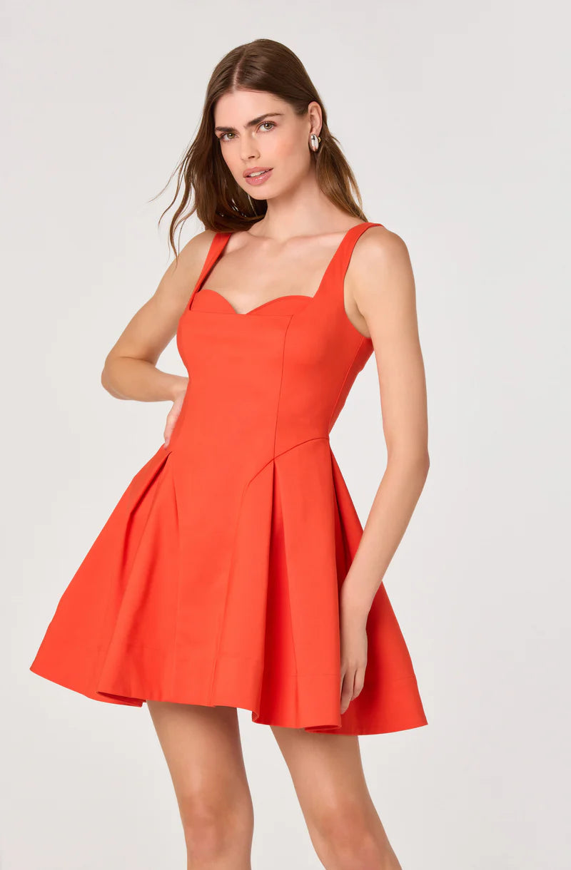 ASTR | Maliyah Dress in Hot Red