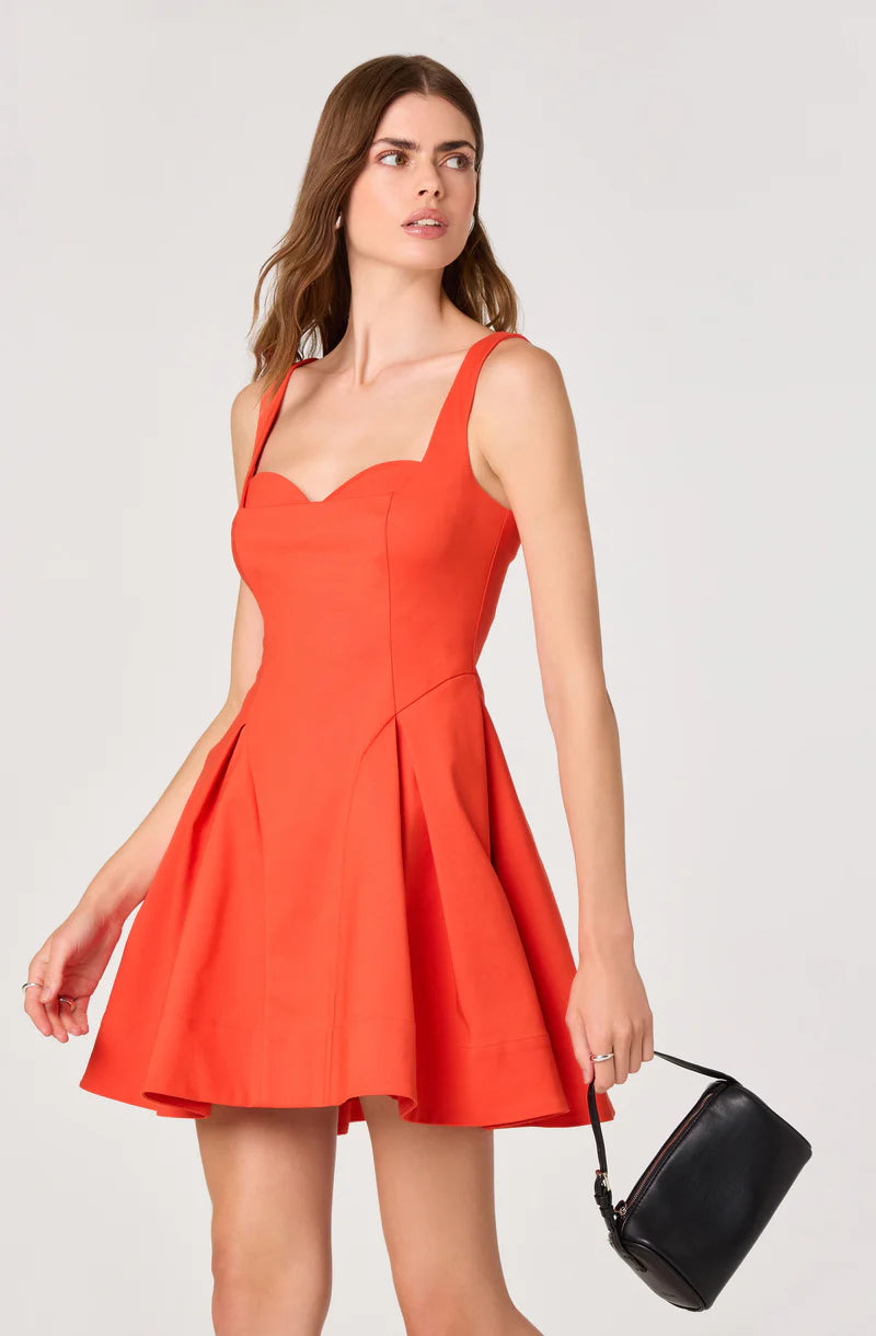 ASTR | Maliyah Dress in Hot Red