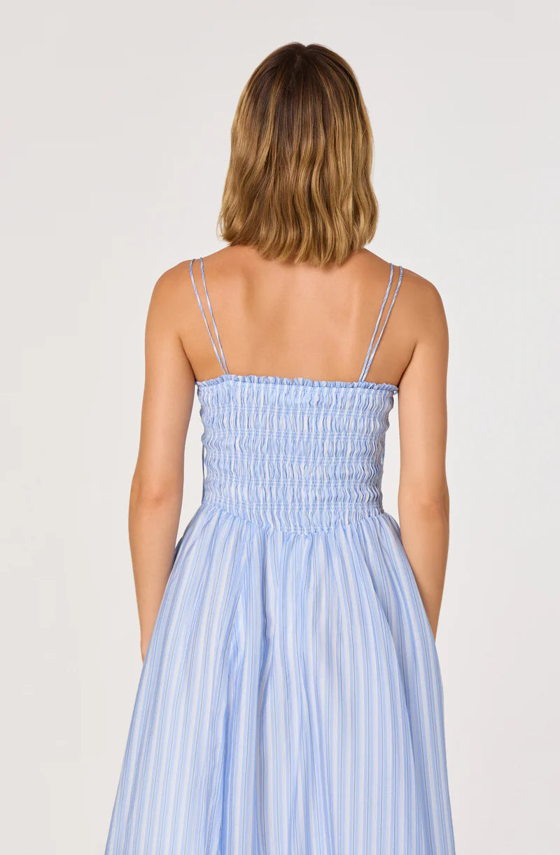 ASTR | Lahela Dress in Blue Stripe