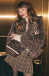 ASTR Brown Kamarath Faux Fur Jacket