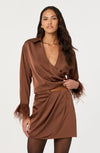 ASTR Rust Brown Catrina Top and Skirt Set