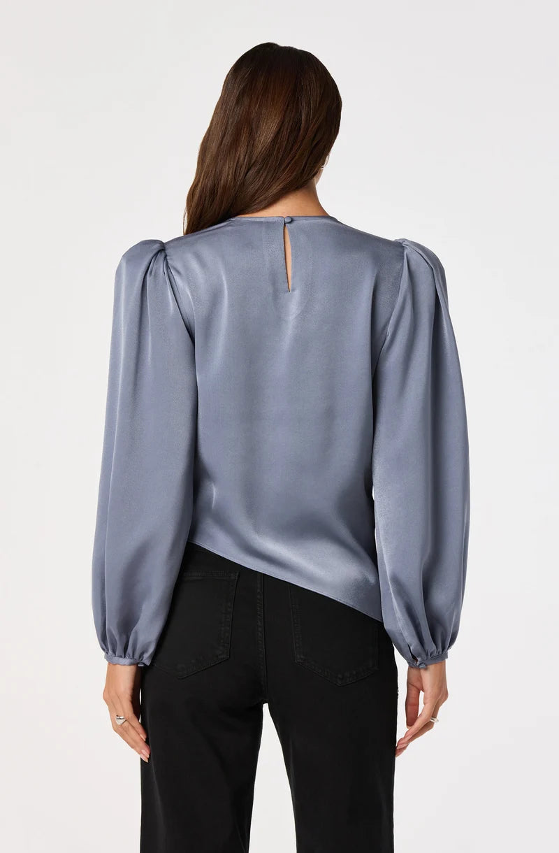 ASTR | Slate Blue Beatrice Top