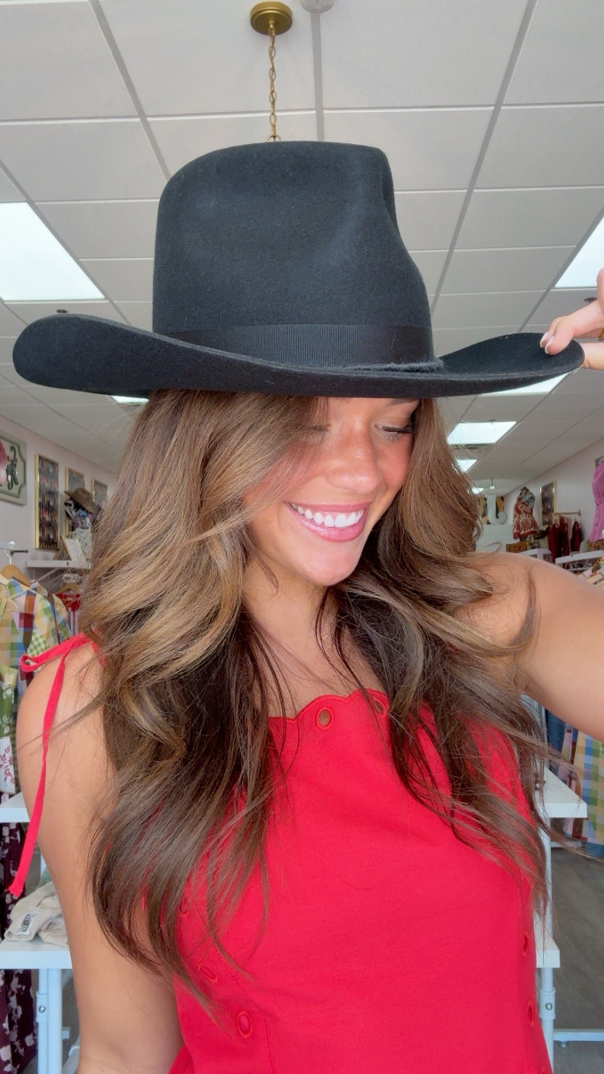 Black Rowan | 100% Premium Wool Pinch Nose Western Cowboy Hat