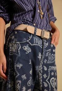 Free People | Barrel Bandana Jean  in Blue