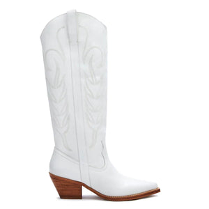 Matisse White Agency Tall Western Boot