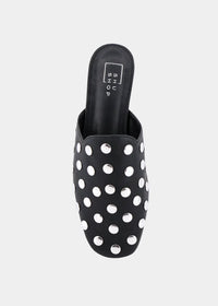 ShuShop | Aretha Studded Mule in Black